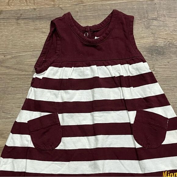 Garb Baby Girl Dress Maroon and White Minnesota Duluth Bulldogs Size 6M - Picture 3 of 6